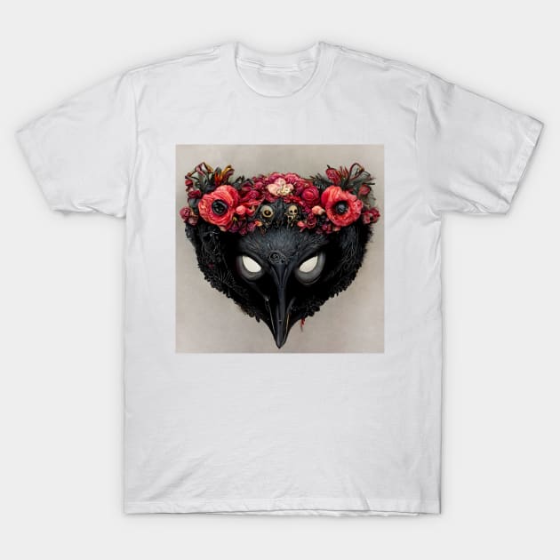 Raven mask T-Shirt by BloodRubyz